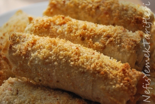 beşamel soslu tavuklu sigara böreği tarifi Fotoğrafı Nefis Yemek